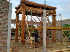 Joglo soko 30 x 30 polos | joglokudus.com