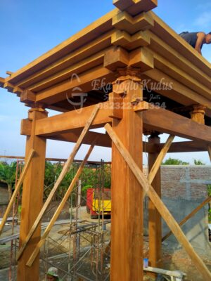 Joglo soko 30 x 30 polos | joglokudus.com